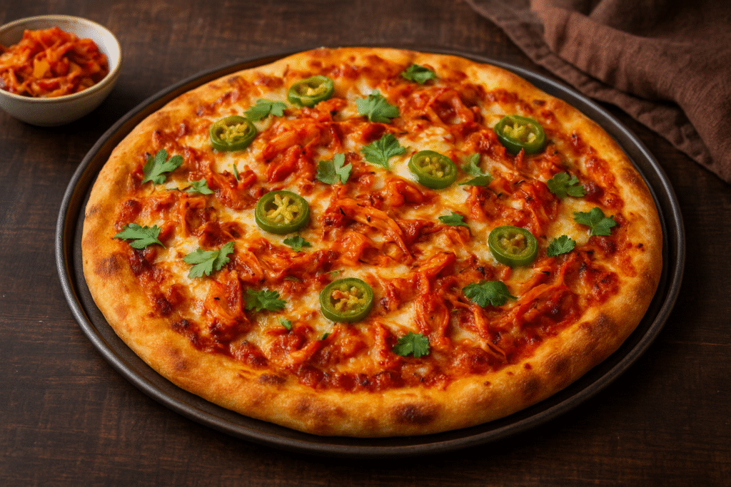 Kimchi Pizza Recipe – Spicy Korean Fusion Delight