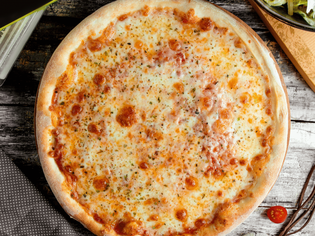 Cheddar Pizza Bliss: A Cheesy Delight